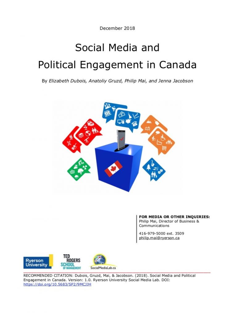 Majority of social media users in Canada avoid talking politics online for fear it might upset another person: Study