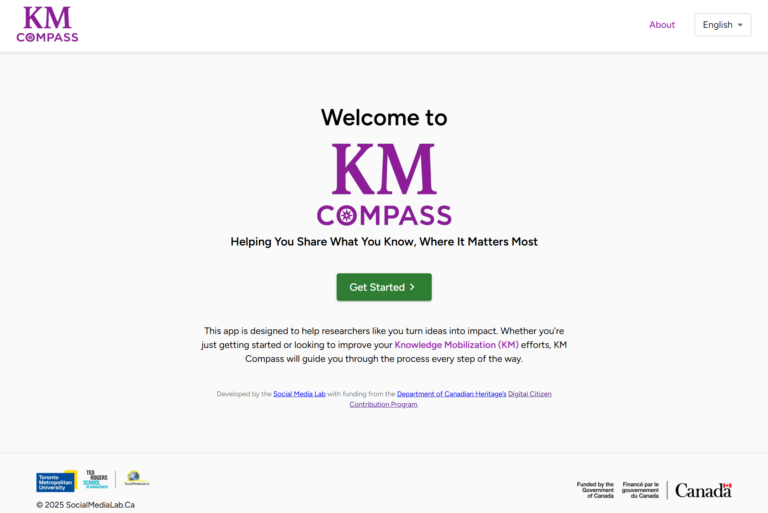 New KM Compass App From the Social Media Lab Helps Researchers Translate Knowledge Into Real-World Impact