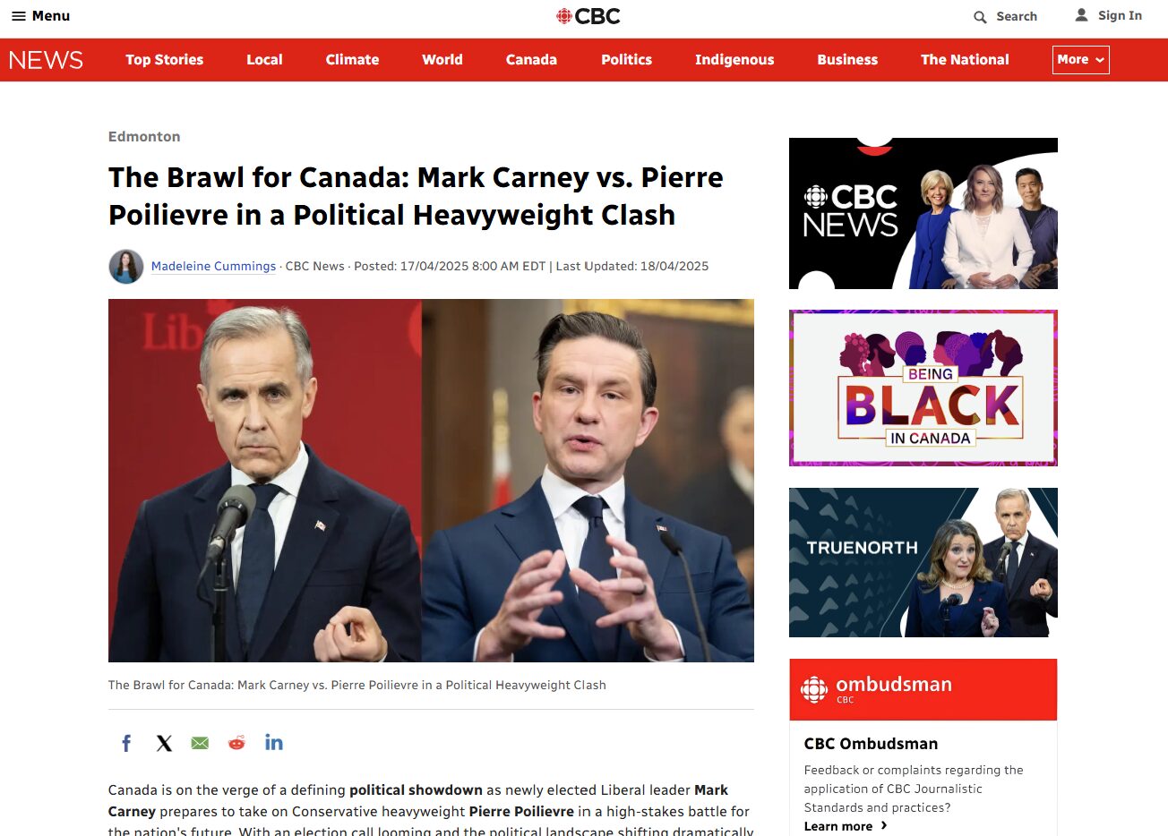 A fake "news" website