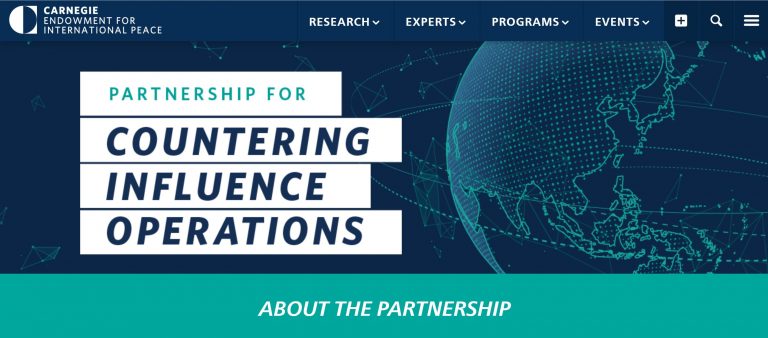 Social Media Lab Partner with the Carnegie Endowment for International Peace’s New Partnership for Countering Influence Operations